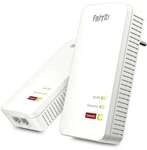 FRITZ!Powerline 1240 AX WLAN Set 2x Adapter (1240 AX + 1210), Stabile Verbindung