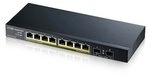 Zyxel GS1100-10HP Unmanaged Switch [8x Gigabit Ethernet PoE+, 2x 1GbE SFP]