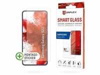 DISPLEX Smart Glass (9H) für Samsung Galaxy S21 Montagesticker, unzerbrechlich,