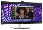 DELL P3424WEB Office Monitor 86.4 cm (34"), IPS, Videokonferenzmonitor, WQHD, 3800R,