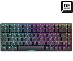 Sharkoon SKILLER SGK50 S3 Gaming Tastatur - 75% Layout, braune Hot-Swap
