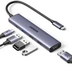 UGREEN CM478 5-in-1 100W PD USB-C Hub 1x HDMI 1x USB-C PD IN 2x