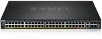 Zyxel XGS2220-54FP Managed Switch 48x Gigabit Ethernet, 2x 10G Ethernet, 4x 10G SFP+,