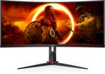 AOC Gaming CU34G2XP - 34 Zoll WQHD Curved Monitor, 180 Hz FreeSync Prem., HDR400