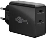 Goobay USB-CTM PD Dual-Schnellladeger&auml;t 36 W schwarz