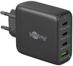 Goobay USB-C&trade; PD GaN Multiport-Schnellladeger&auml;t (68 W) schwarz