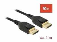 Delock DisplayPort Kabel 8K, 60Hz, 1m