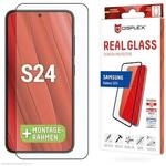 DISPLEX Full Cover Panzerglas (10H) f&uuml;r Samsung Galaxy S24 Eco-Montagerahmen, volle