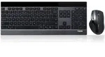 Rapoo Kabelloses Deskset "8900P", Ultraflach Beleuchtete Medientasten, deutsches