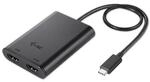 i-tec USB-C Dual 4K/60Hz (single 8K/30Hz) HDMI Video Adapter