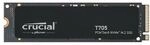 Crucial T705 Heatsink SSD 1TB M.2 PCIe Gen5 NVMe Internes Solid-State-Module mit