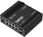 Teltonika TSW202 Managed Switch 10-Port, 8x Gigabit RJ45, 2x Gigabit SFP, 8x PoE+