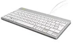 R-Go Tools R-Go Compact Break ergonomische Tastatur QWERTZ DE, verkabelt, wei&szlig;