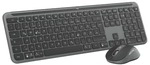 Logitech Desktopset SIGNATURE SLIM COMBO MK950 Grafit Tastatur und Maus, kabellos,