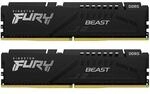 Kingston FURY Beast Schwarz 16GB Kit (2x 8GB) DDR5-6000 EXPO CL30 DIMM
