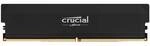 Crucial Pro OC Schwarz 16GB DDR5-6000 CL36 UDIMM Gaming-Arbeitsspeicher -