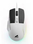 Sharkoon SGM35 Gaming Maus Wei&szlig; - kabelgebundene Gaming-Maus mit max. 6400dpi und