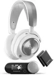 SteelSeries Gaming Headset Arctis Nova Pro Wireless White Multi-System Gaming-Headset