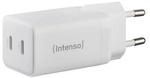 Intenso Netzteil Power Adapter W40CC GaN, Anschluss: 2x USB-C Output: max. 40 Watt,