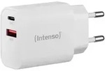 Intenso Power Adapter W30AC, Anschl&uuml;sse: 1x USB-A, 1x USB-C Output: max. 30 Watt,