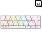 Sharkoon PureWriter W65 wei&szlig; Brown Switches - kompakte, kabellose Tastatur mit