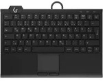 Keysonic KSK-5210ELU Mini Tastatur, Kabelgebunden Integriertes Touchpad,