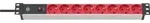Brennenstuhl Alu-Line 19" Steckdosenleiste 8-fach - 10A Sicherungsautomat und