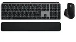 Logitech MX Keys S Combo f&uuml;r Mac, kabellos, DE-Layout Tastatur und Maus Set,