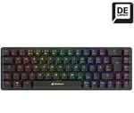 Sharkoon PureWriter W65 schwarz Red Switches - kompakte, kabellose Tastatur mit