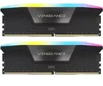 Corsair Vengeance RGB Schwarz 32GB Kit 2x16GB DDR5-6000 CL38 DIMM Arbeitsspeicher