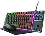 Trust GXT794 3-in-1 Gaming Bundle Bundle bestehend aus Tastatur, Maus und Mauspad