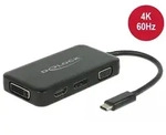 Delock Adapter USB Type-C Stecker > VGA/HDMI/DVI/DisplayPort