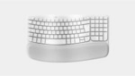 Logitech Wave Keys for Mac Tastatur, Wei&szlig;