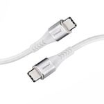 Intenso USB-Kabel C315C Nylon 1,5m wei&szlig;, USB-C Anschluss - unterst&uuml;tzt Schnelladen