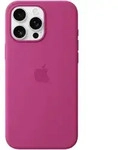 Apple Silikon Case iPhone 16 Pro Max mit MagSafe fuchsia