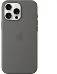 Apple Silikon Case iPhone 16 Pro Max mit MagSafe steingrau