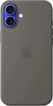 Apple MYYC3ZM/A, Apple Silikon Case iPhone 16 Plus mit MagSafe steingrau