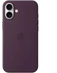Apple Silikon Case iPhone 16 Plus mit MagSafe pflaume