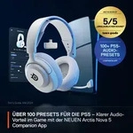SteelSeries Arctis Nova 5P White kabelloses Gaming Headset f&uuml;r PC, Switch,