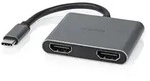 Nedis USB-CTM Adapter USB 3.2 Gen 1 | USB-CTM Stecker | 2x HDMITM | | 4K@30Hz | 0.10