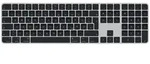 Apple Magic Keyboard schwarz mit Touch ID mit Ziffernblock schwarze Tasten