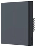 Aqara Smart Wall Switch H1(With Neutral, Double Rocker) grau - (HomeKit)