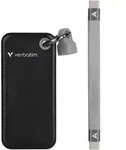 Verbatim Pocket SSD 1TB Schwarz/Grau Externe Solid-State-Drive, USB 3.2 Gen 2x1