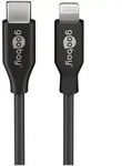 Goobay Lightning - USB-C Kabel, 1,0 m, schwarz
