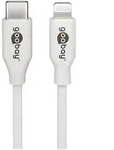 Goobay Lightning - USB-C Kabel, 2,0 m, wei&szlig;