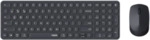 Rapoo Kabelloses ultraflaches Multi-Mode-Deskset "9310M" schwarz, QWERTZ DE, 2,4 GHz,