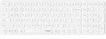 Rapoo Kabellose, ultraflache Multi-Mode-Tastatur "E9310M", wei&szlig;, QWERTZ DE, 2,4 GHz,