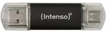 Intenso Twist Line Typ-A/Typ-C 256GB USB-Stick Mit Schutzkappe, bis zu 70 MB/s, USB