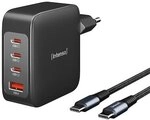 Intenso Power Adapter W140A3C GaN + C520C Kabel Beeindruckende Leistung von 140 W, 1x