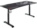Xrocker X Rocker Cougar XL H&ouml;henverstellbarer Gaming Schreibtisch mit Mousepad
